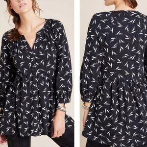 Anthropologie Maeve Winona babydoll top LP